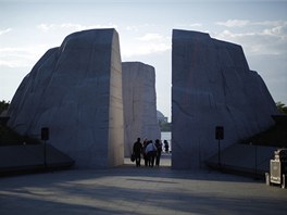 Pamtnk Martina Luthera Kinga na takzvanm National Mall ve Washingtonu (22.