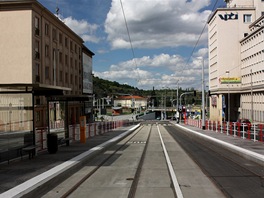 Nov tramvajov tra - nstupni zastvka Podbaba bude nov sdruen, tzn.