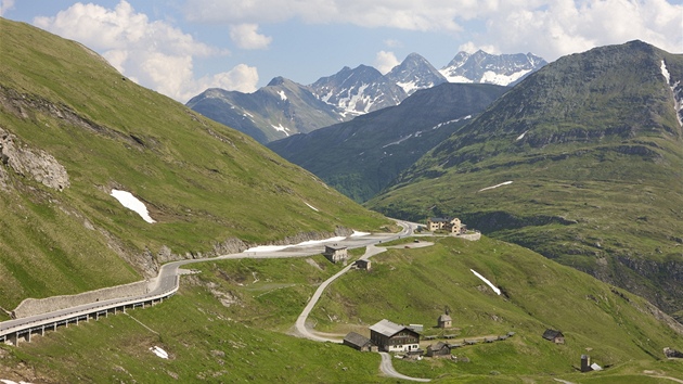 Pohled na nejvyí horu Rakouska Grossglockner