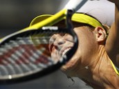 T̎K ICHTA. esk tenistka Lucie afov se ve druhm kole US Open podn