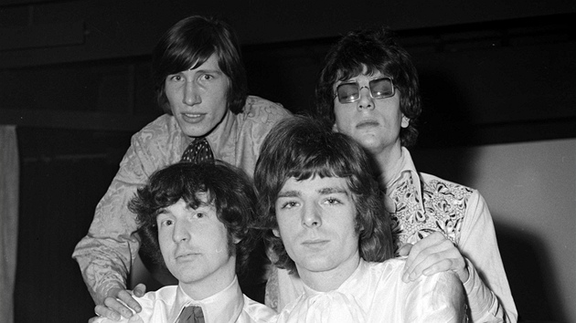 Původní sestava Pink Floyd (nahoře zleva Roger Waters, Syd Barrett, dole zleva Původní sestava Pink Floyd (nahoře zleva Roger Waters, Syd Barrett, dole zleva