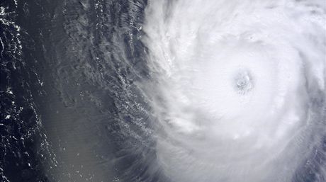 Hurikán Katia na satelitním snímku amerického Národního úadu pro oceány a atmosféru (NOAA)
