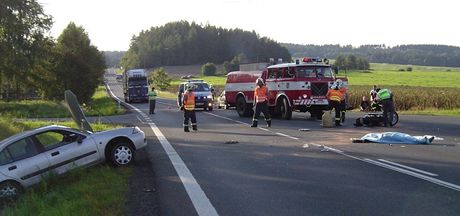 U Dolního andova se stala ve tvrtek po 17. hodin váná dopravní nehoda.