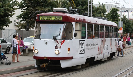 Oprava propadlého kolejit zastaví tramvaje v centru Liberce (ilustraní snímek).