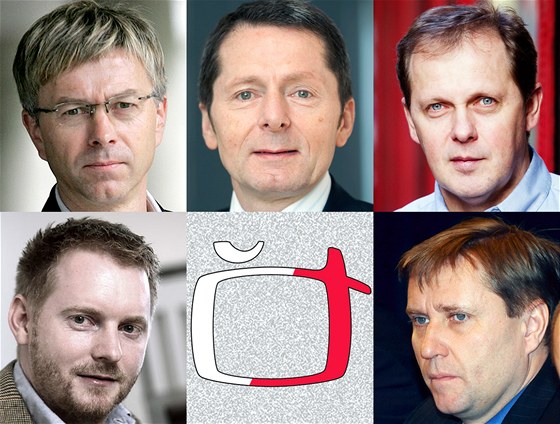 Finalisté. Zleva Hynek Chudárek, Radomír imek, Petr Dvoák, Jan Svoboda, Roman Bradá