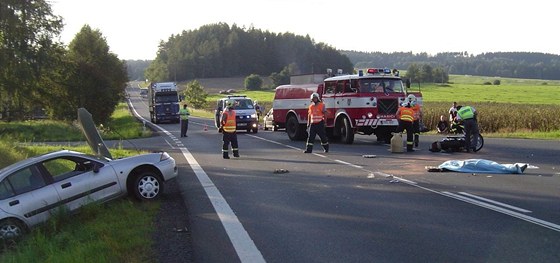 U Dolního andova se stala ve tvrtek po 17. hodin váná dopravní nehoda.