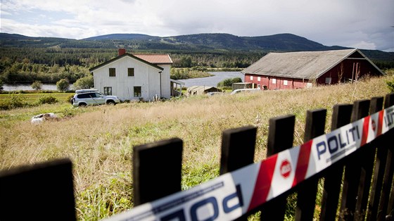 Farma Anderse Breivika, na které osnoval útoky a pipravoval výbuniny
