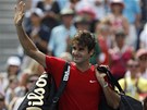 AHOJ, ZASE NKDY! vcarsk tenista Roger Federer spokojen zdrav divky na