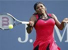 Americk tenistka Serena Williamsov v utkn tetho kola US Open.
