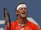 PRO? Jako by se ptal argentinsk tenista David Nalbandian v utkn proti