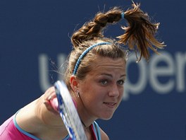 COPAT RUSKA. Anastasia Pavljuenkov podv v utkn tvrtho kola US Open.