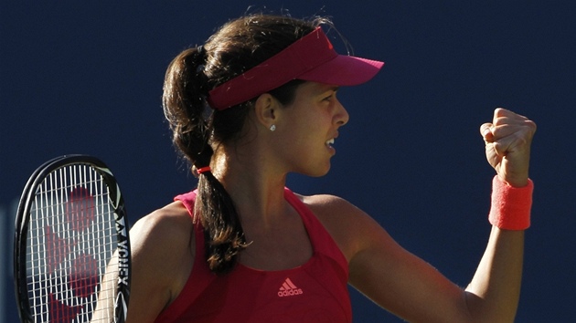 PRO DDU. Srbská tenistka Ana Ivanoviová vnovala výhru v prvním kole US Open zesnulému ddovi.