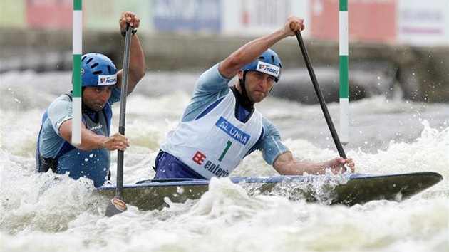 Jaroslav Volf a Ondej tpánek, vodní slalom