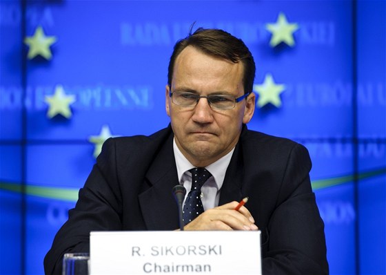 Polský ministr zahranií Radoslaw Sikorski