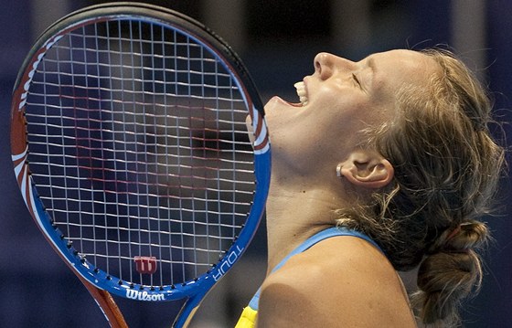 RADOST. Barbora Záhlavová-Strýcová vyhrála turnaj WTA v Quebeku.