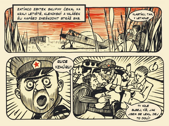 První díl komiksu ze sobotní MF DNES vypráví o útku student po komunistickém pevratu v roce 1948
