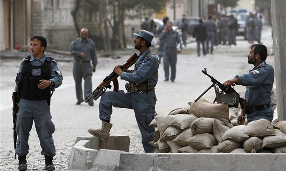 Afghántí policisté (ilustraní snímek).