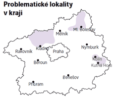 Problematick lokality v kraji