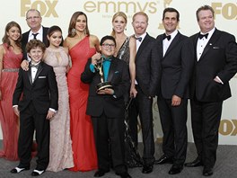 Emmy 2011 - zstupci sitkomu Takov modern rodinka, kter zvtzil v kategorii