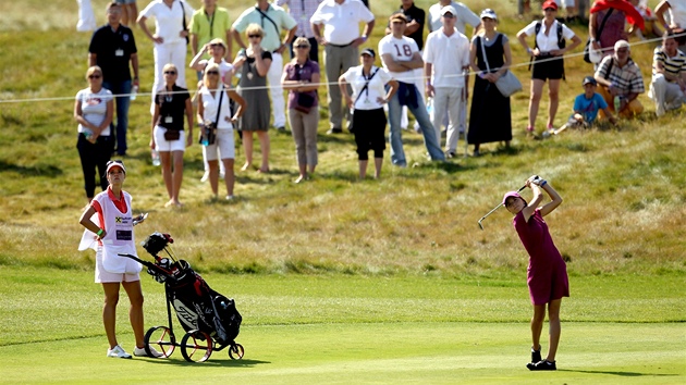 DOMA JE DOMA. Turnajového titulu se na Prague Golf Masters sice Klára Spilková