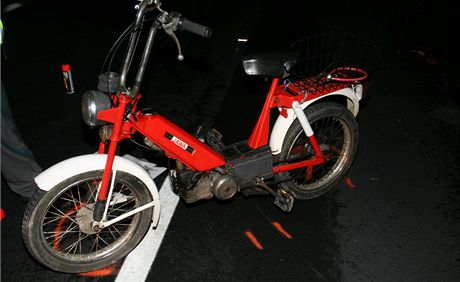 U Liptlu zemela ena na motocyklu. (20. z 2011)