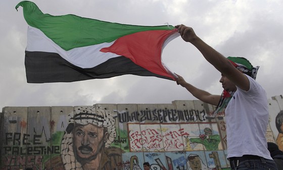 Palestinci slaví podání ádosti o lenství v OSN (23. záí 2011)