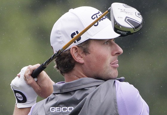 ZATÍM VEDE. Webb Simpson kraluje ebíku výdlk golfové PGA Tour.