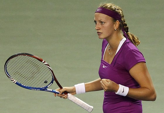 V SEMIFINÁLE: Petra Kvitová bude v Tokiu bojovat o úast ve finále turnaje WTA.