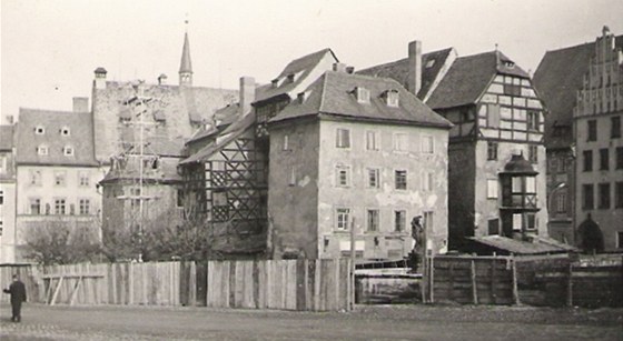 Zahájení rekonstrukce palíku v roce 1961.