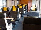 Odjezd prvnho vlaku RegioJet z praskho hlavnho ndra (22. z 2011)