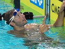Australsk plavec Ian Thorpe pi ervnovm trninku v Monaku