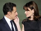 Nicolas Sarkozy a jeho manelka Carla