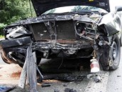 Dopravn nehoda strnk z Lzn Bohdane a audi 20. z 2011