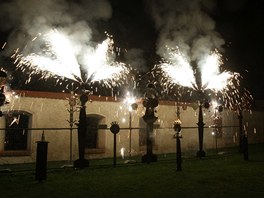 Nvtvnci kltern zahrady v eskm Krumlov vidli o vkendu neobvykl