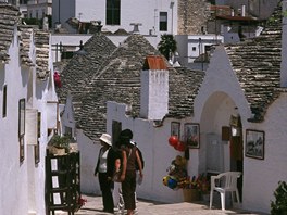 Alberobello, Itálie, trulí ulice