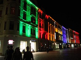 V Olomouci se a do soboty koná Festival svtla a videomappingu.