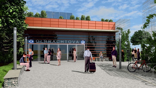 Takto bude vypadat stanice Olbrachtova.