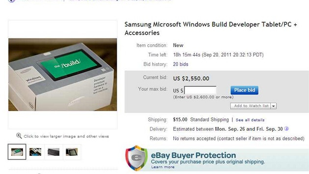 Samsung Developer PC s Windows 8 je na prodej na e-bay Samsung Developer PC s Windows 8 je na prodej na e-bay