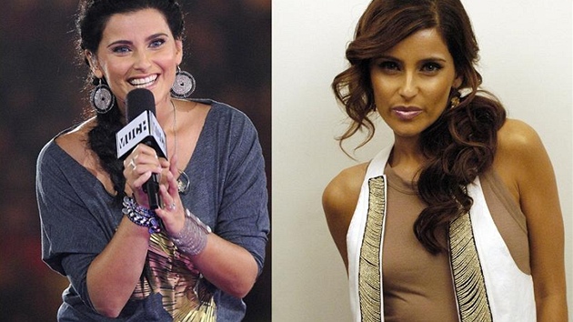 Nelly Furtado v roce 2011 a v roce 2006