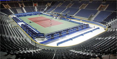 V Tipsport arén se hrál i tenisový Davis cup.