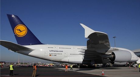 Airbus A380 v Praze