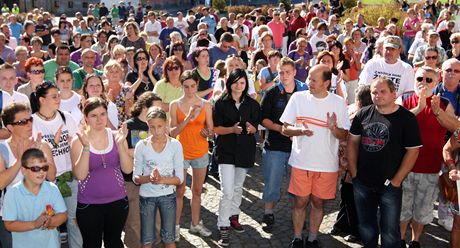 Loni Varnsdorf zail demonstrací nkolik, nyní chtjí lidé vyjít na námstí znovu.