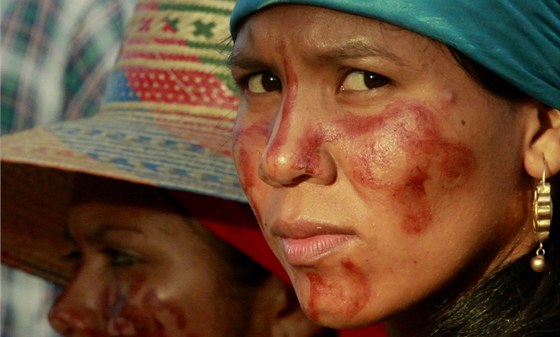 Dv indiánky kmene Wayú ze severní Kolumbie