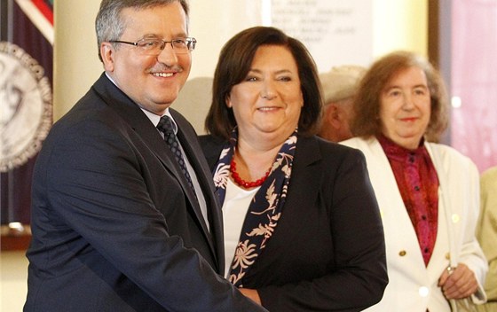 Prezident Bronislaw Komorowski s manelkou