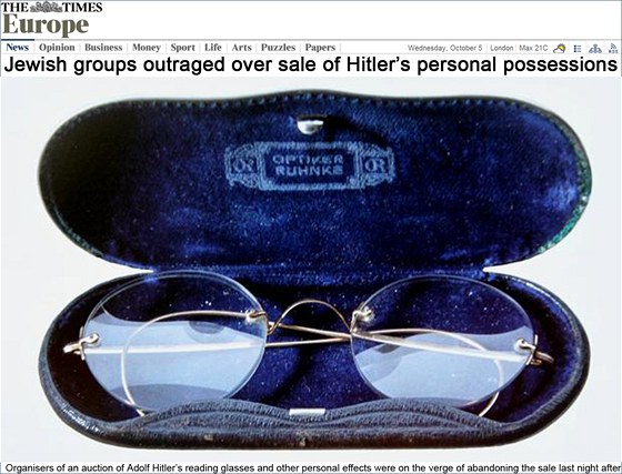 Brýle Adolfa Hitlera