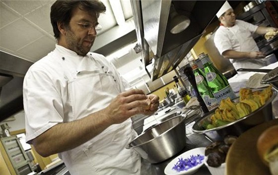 Dritel Michelinské hvzdy, éfkucha restaurace Al Cacciatore della Subida v