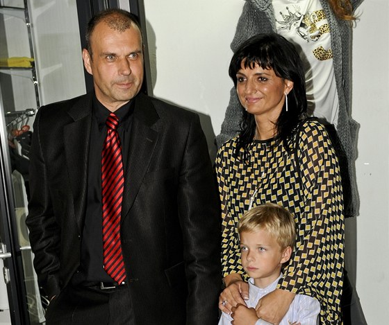 Petr Rychlý s manelkou Janou a synem Petrem