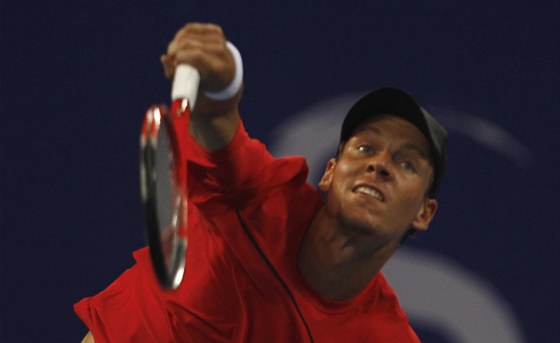 Tomá Berdych na turnaji v Pekingu