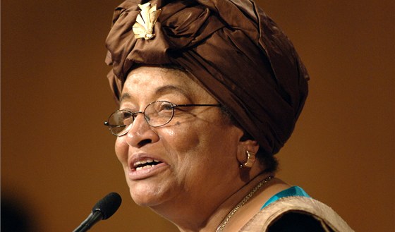 Liberijská prezidentka Ellen Johnson-Sirleafová