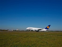 Plet Airbusu A380 do Prahy